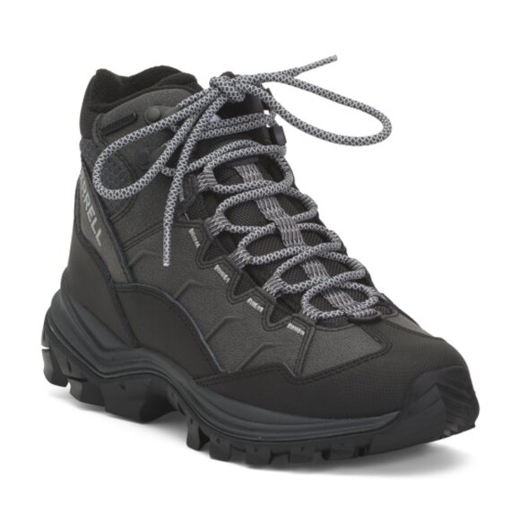 MERRELL Leather Thermo Chill Mid Waterproof Boots - Picture 1 of 3